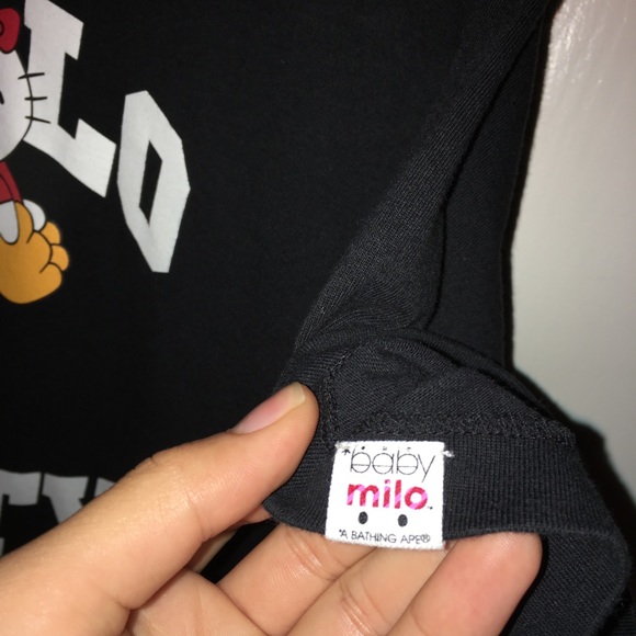 BAPE Baby Milo/Hello Kitty Collab T-shirt - Picture 2 of 8